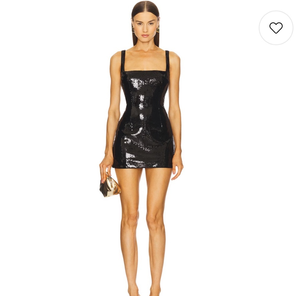 Michael Costello X Revolve Alethea Mini Dress In Black
